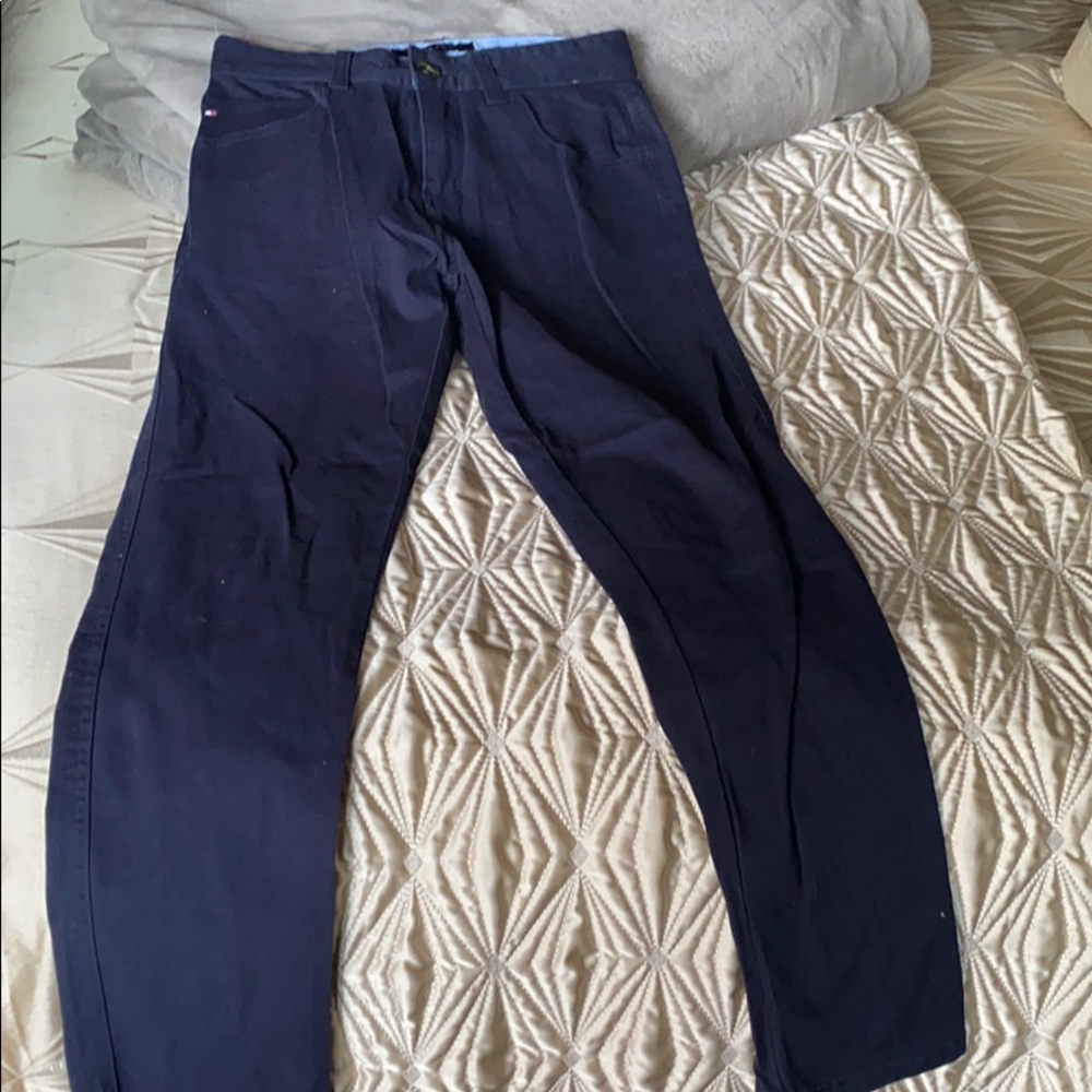 Navy boys Tommy Hilfiger dress pants - Picture 1 of 6